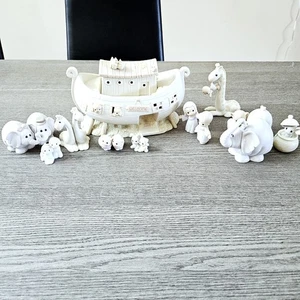Lotto 12 Figurine Arca di Noè Momenti Preziosi Due per Due Elefanti Maiali Agnelli - Foto 1 di 9