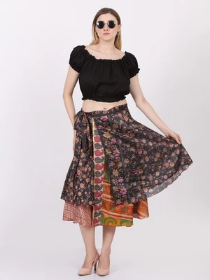 Mujer Envolvente Alrededor Reversible Sarong Corbata Nudo Playa Falda 30" XL Lote Al Por Mayor Foto 1 de 4