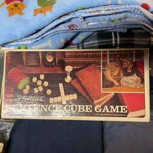 Game - Scrabble Sentence Cube Game - Vintage 1971 Selchow & Righter MUST LOOK - Picture 1 of 8