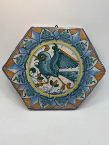 Vintage Fratantoni For Vietri Signed 8.75” x 11” Terracotta Wall Hanging - Picture 1 of 12