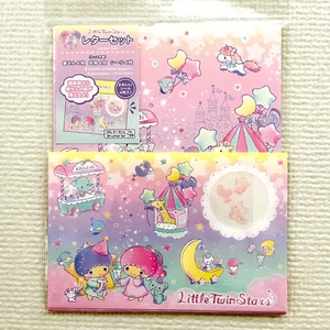 Sanrio Characters Little Twin stars Letter Set Daiso Japan - Picture 1 of 4