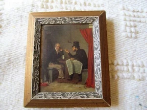 ALTE MEISTER NIPPEL AUF CREMEFARBENEM PAPIER " WOODVILLE POLITICS IN EINER AUSTERNSTUBE. 4" - Bild 1 von 17