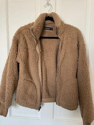 Abercrombie & Fitch Sherpa Teddy Jacket - Imagem 1 de 4