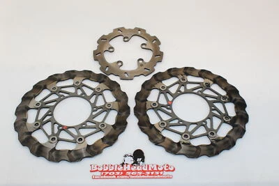 Discos rotores freno delantero trasero izquierdo derecho suzuki 15-19 gsxr600 gsxr750 b5 Foto 1 de 4
