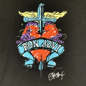 Camiseta Hard Rock Café Mujer XL Bon Jovi Negra Signature Series 26 Los Angeles - Imagen 1 de 10