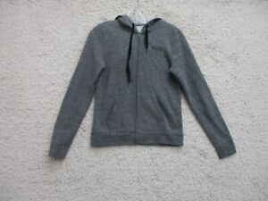 PINK Victorias Secret Sweater Small Adult Gray Full Zip Hoodie Pockets Womens S