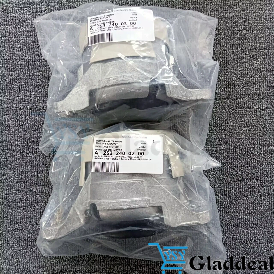 Par de montaje de motor izquierdo y derecho para Mercedes-Benz C300 2015-2018 2,0 L AWD Foto 1 de 4