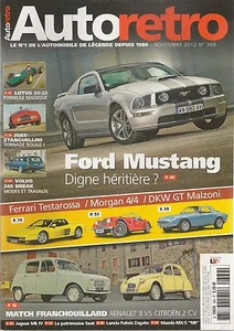 AUTO RETRO 369 FIAT STANGUELLINI 47 JAGUAR MK4 18 MUSTANG GT 2009 DKW GT MALZONI - Imagen 1 de 2