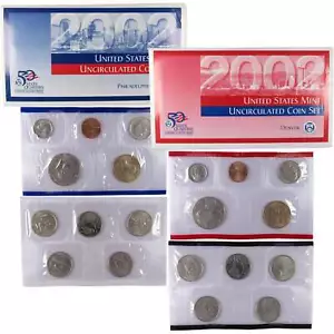 2002 Uncirculated Coin Set U.S Mint Government Packaging OGP COA - Picture 1 of 8
