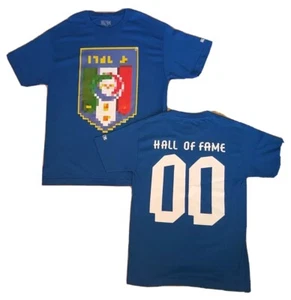 ITALIEN Fußball Tshirt T Shirt Herren L FIFA World Cup blau Baumwolle von Hall OF Fame - Bild 1 von 8