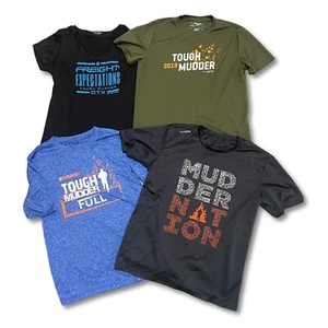 Tough Mudder Nation Finisher Lot of 4 T-Shirts Small/Medium - Picture 1 of 5