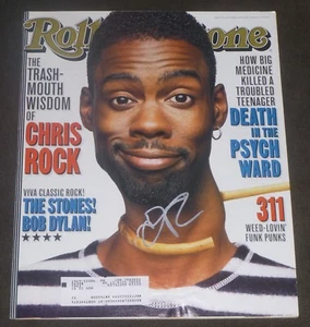 CHRIS ROCK FIRMADO POR LA REVISTA ROLLING STONE NÚMERO #770 2 DE OCTUBRE DE 1997 COMEDIANTE - Imagen 1 de 1