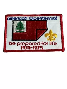BSA Americas Bicentennial Be Prepared For Life 1974-1975 Patch Pfadfinder Vintage - Bild 1 von 12