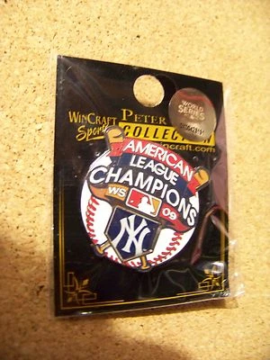 2009 NY New York Yankees AL American League Champions pin MLB - Image 1 of 3
