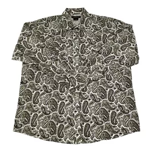 Ariat Camicia Uomo Western Tg XL/TG Multicolore Paisley Manica Lunga Perla Scatti ECU - Foto 1 di 18
