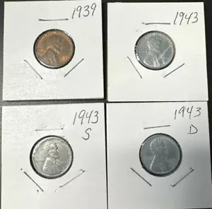 20 Assorted AU/BU Wheat Pennies. 1939 to 1958 - Picture 1 of 5