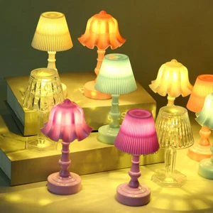 Simple-style LED Night Lights Mini Small Table Lamps Street Lamps Plastic Safe ∂ - Picture 1 of 22