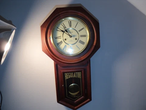 WALTHAM Polk 31 day wind up wall clock with manual Cover