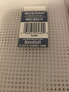 Darice Plastic Canvas #7 10"X13"-White, 5 Sheets - Picture 1 of 2