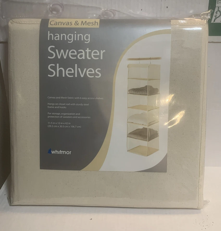 Estantes colgantes para suéter Whitmor nuevos Foto 1 de 3