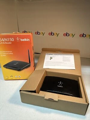 Belkin G54/N150 WiFi N Router Up to 150Mbps  - Image 1 of 4