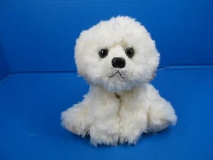 Russ Berrie Muffin 8" Plush White Bichon Frise Puppy Dog Realaistic - Picture 1 of 6