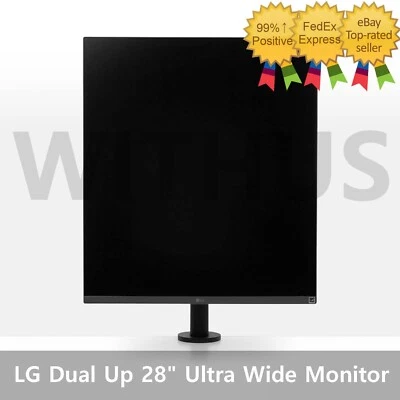 LG 28MQ780 Dual Up Ultra Wide Monitor 28" SDQHD 2560 x 2880 Nano IPS - Tracking= - Image 1 of 4