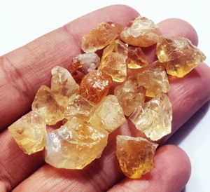 100 Ct 100% Natural Citrine Lot Loose Gemstone Excellent Rough - Picture 1 of 6