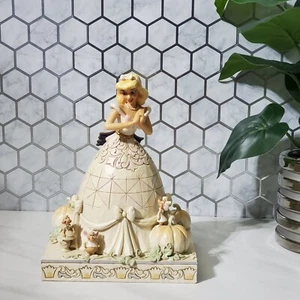 Jim Shore Disney Showcase White Woodland Cinderella Darling Dreamer #6002816 - Imagen 1 de 22
