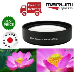 Marumi DHG Nahaufnahme Achromat 330 (+3) 52 mm Objektiv DHG330ACH52 (Lagerbestand in UK) - Bild 1 von 10