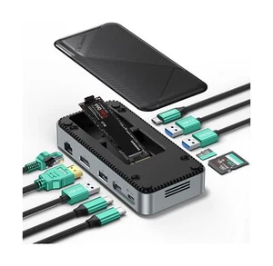 GAM2P9-V1 M.2 NVMe Docking Station - 10Gbps USB-C Hub NVMe, PD100W,... Fast Ship - Picture 1 of 2