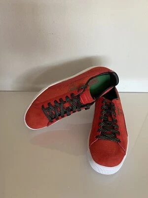 Puma Clyde GCC Athletic Shoes Womans 7.5 High Risk 365589 02 Suede Reptile NEW - Image 1 of 4