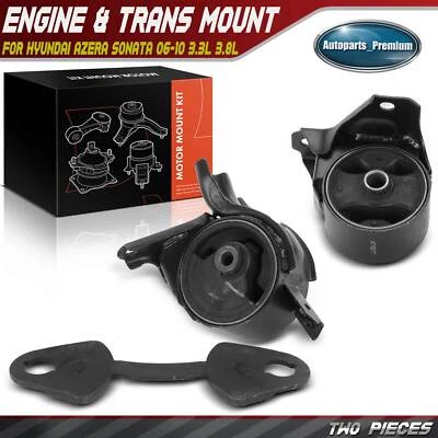 2x Montaje de motor y transmisión para Hyundai Azera Sonata 06-10 3,3 L 3,8 L Foto 1 de 4
