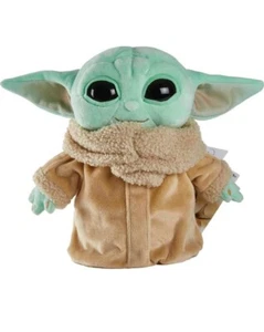 Mattel Star Wars Grogu Plüschfigur 8 Zoll Figur aus Star Wars Mandalorian - Bild 1 von 4