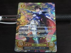Fire Emblem Card 0 Cipher B22-004SR Leif Thracia 776 Japanese - Picture 1 of 2