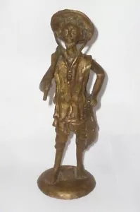 Alte afrikanische ? Bronzefigur Skulptur Afrikaner Bronze bronce Figur Kämpfer ? - Bild 1 von 11