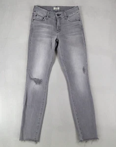 Mother Jeans Damen 24 grau The Looker Ankle Fray Last Chance Saloon Made USA - Bild 1 von 10