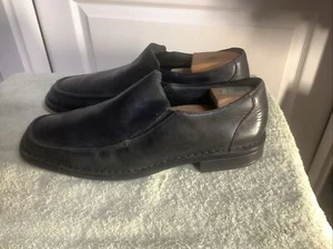 Rockport Reserve Mens Black Leather Slip On Loafer Kinetic Air Circulator SZ 11 - Picture 1 of 7