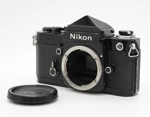 Cámara fotográfica Nikon F2 a nivel de ojos DE-1 negra 35 mm réflex S/N75* de Japón - Imagen 1 de 12