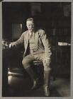 Photo:Theodore Roosevelt In His Library At Oyster Bay