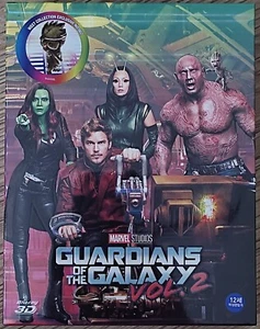 Weet Collection Guardians of the Galaxy voi.2 3D+2D Steelbook Blu-Ray A1 NEW!!! - Picture 1 of 6