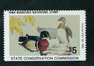 IOWA STATE DUCK #13 - MINT NEVER HINGED - SCV: $35.00 - Picture 1 of 1
