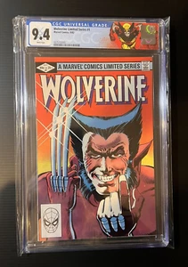 1982 Marvel, Wolverine # 1, CGC 9.4, White Pgs, Key, 1st Solo Wolverine, BX114 - Picture 1 of 4