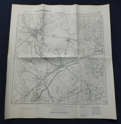 Meßtischblatt 3159 Friedeberg I.d. Neumark, Landkarete Strzelce Krajeńskie, 1945 • 14.98€