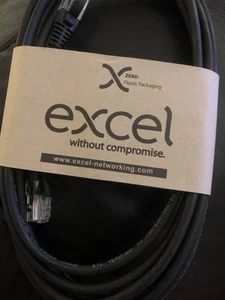 Excel Cat5E UTP Cable LSOH 3M Black - Afbeelding 1 van 2