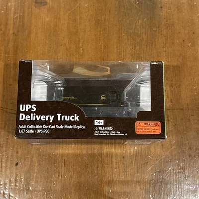 Norscot HO 1:87 Scale UPS P80 Delivery Truck Diecast Model #58008 - Image 1 of 4