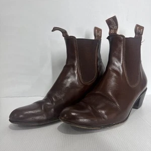 R. M. Williams Size 8 Brown Leather Boots - Picture 1 of 10