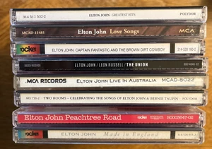 Elton John 8 CD Lot: Grt Hits/Love Songs/Capt Fantastic/Union/Peachtree + Cond. - Bild 1 von 18