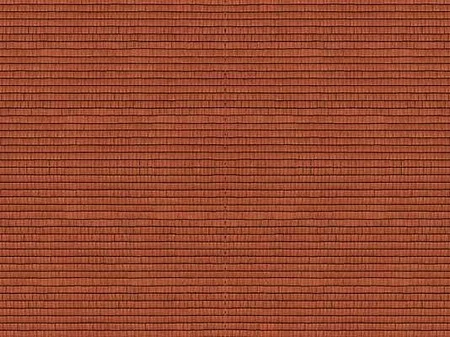 Noch 56965 N Scale Printed Cardstock 3-D Texture Sheet -- Tile Roof - Image 1 of 1