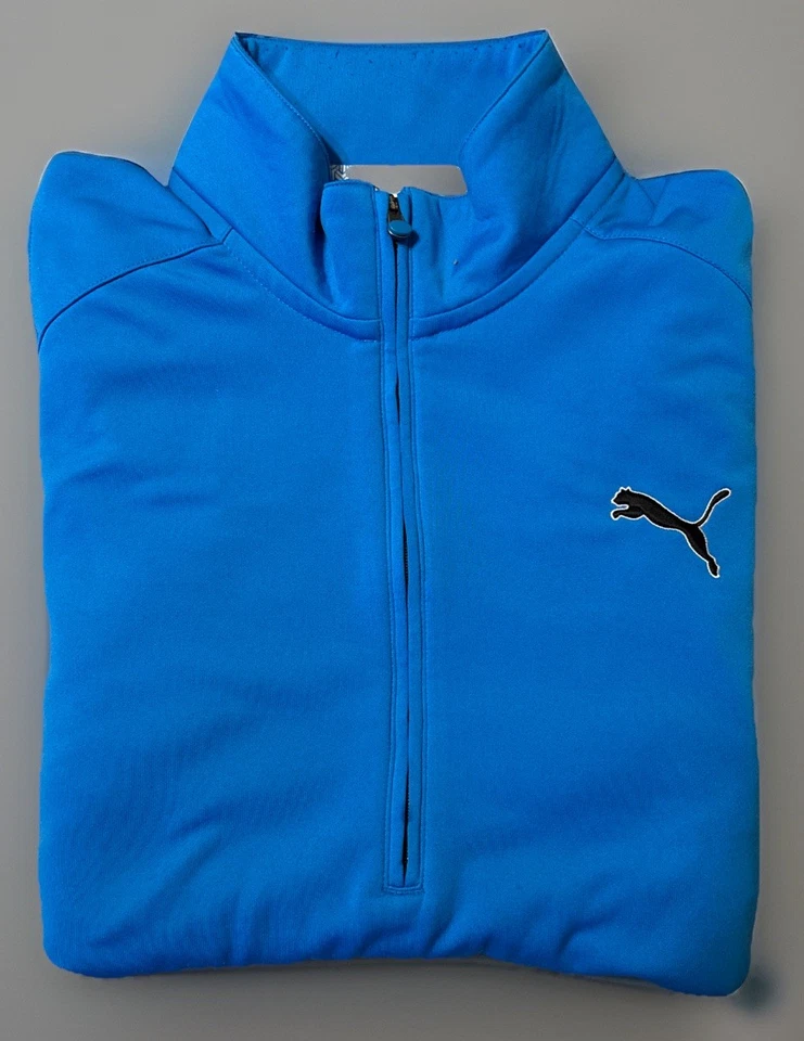 Puma Warm Cell Golf Jacket Men’s Size M 1/4 Zip Pullover Long Sleeve 100% Poly - Image 1 of 4